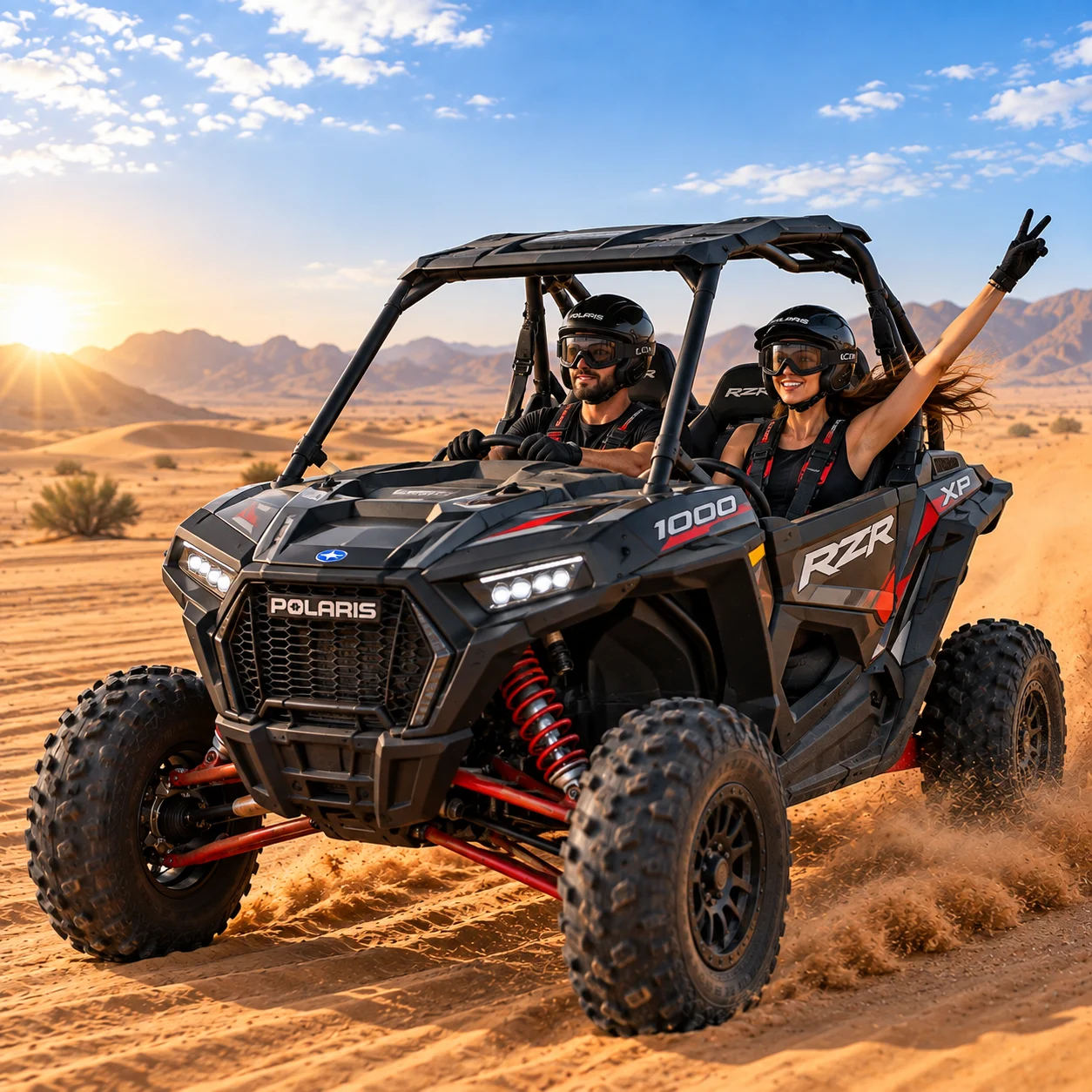 Polaris 2 Seater Buggy - Dubai Desert Adventure